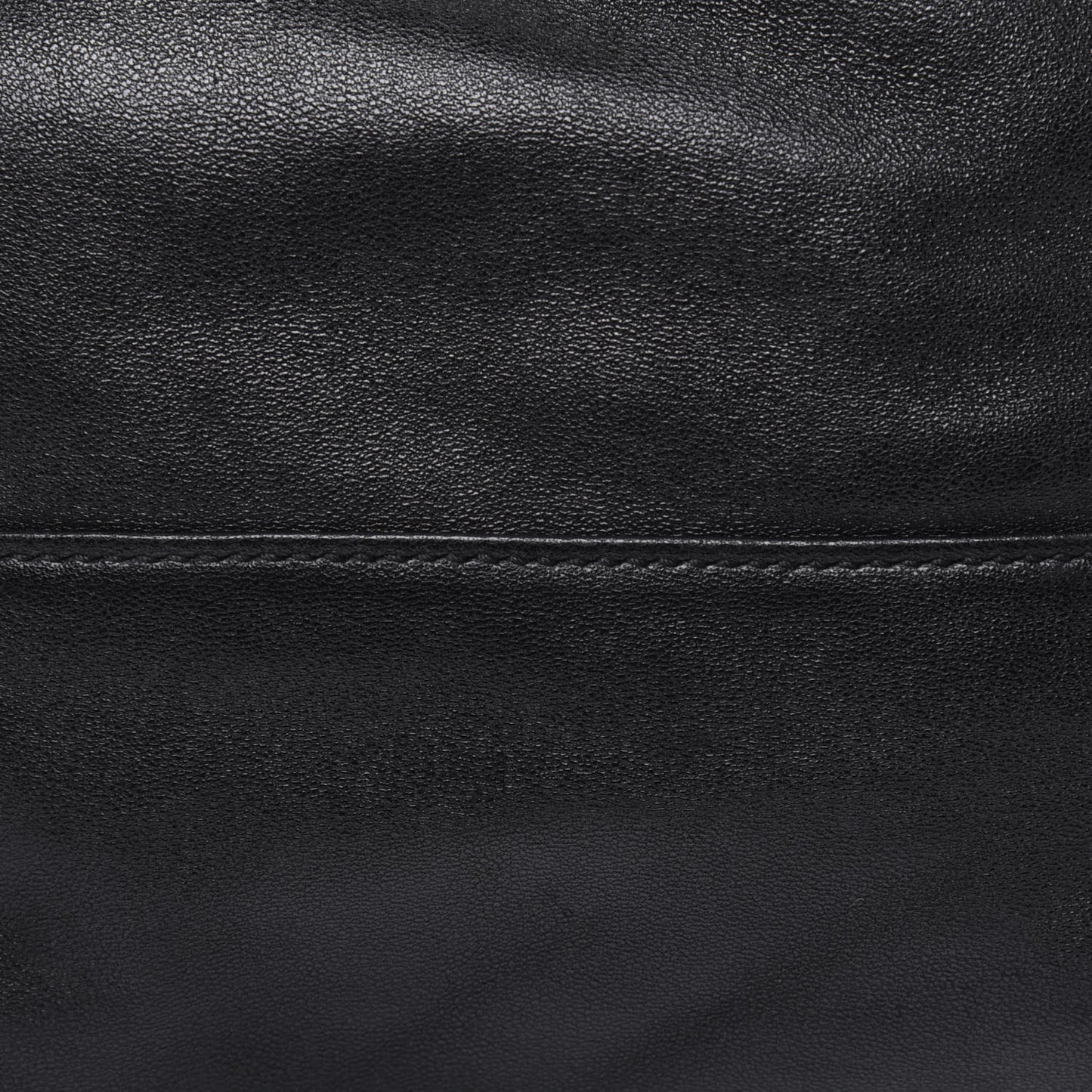 Lambskin Small Teddy Bucket Bag Black