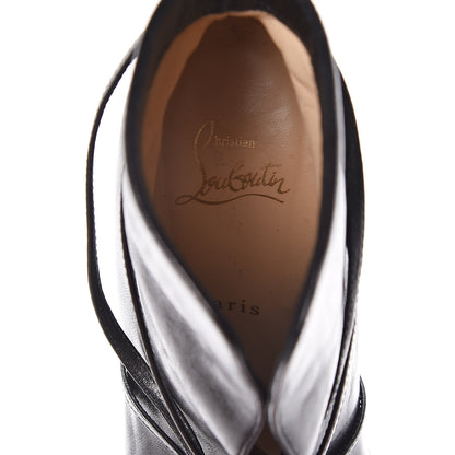 Christian Louboutin Shiny Nappa S.I.T. Rain 100 Ankle Boots 37 Black 9 of 13