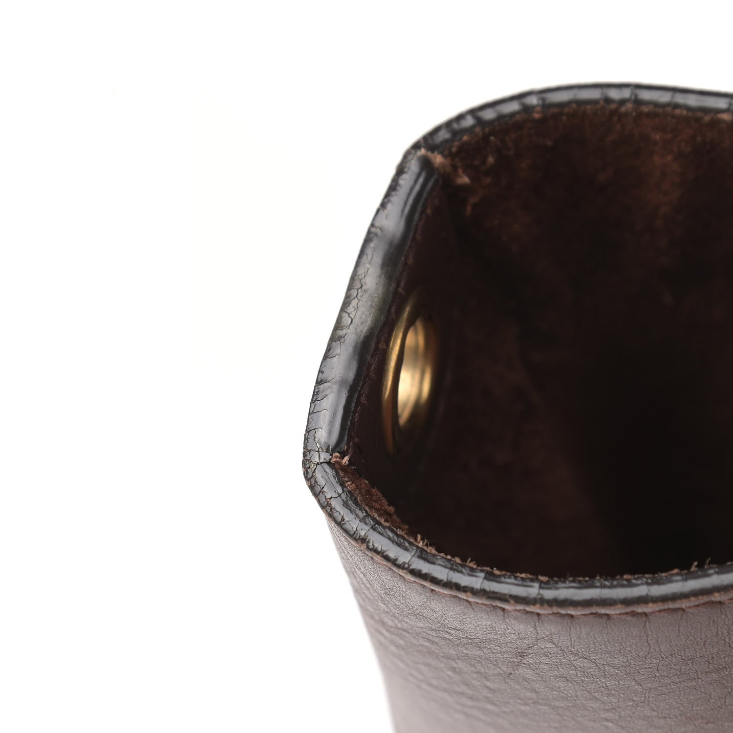 Celine Natural Calfskin Sangle Bucket Bag Dark Brown 21 of 24