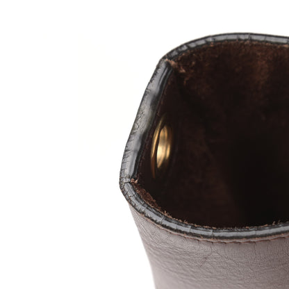 Celine Natural Calfskin Sangle Bucket Bag Dark Brown 21 of 24
