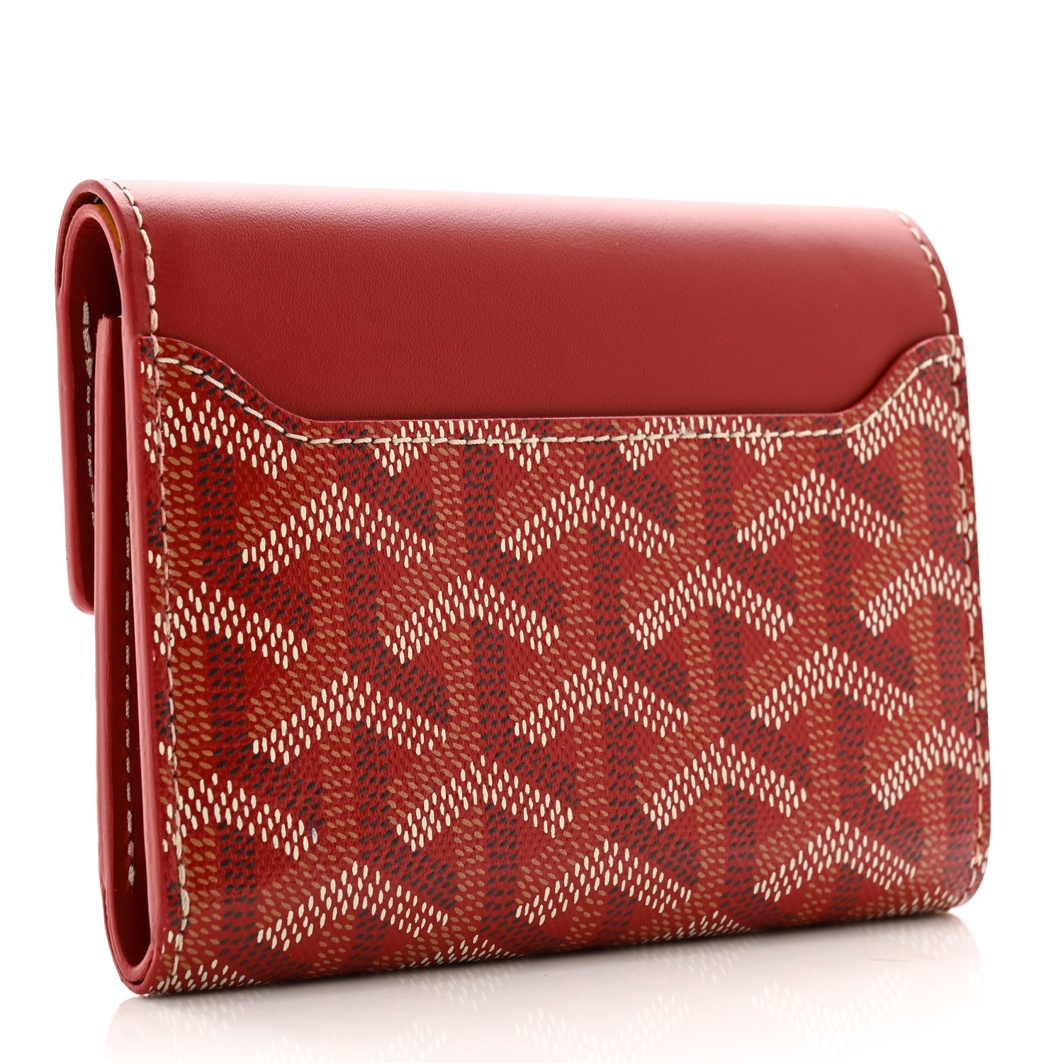 Goyard Goyardine Saint-Gabriel Compact Wallet Red 3 of 9