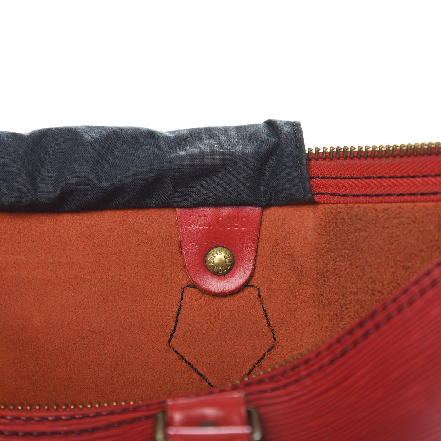 Louis Vuitton Epi Speedy 35 Castillan Red 7 of 18