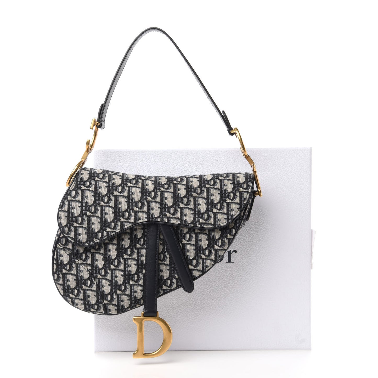 Oblique Saddle Bag Blue