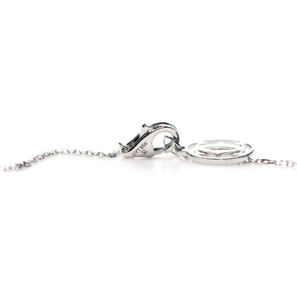 Cartier 18K White Gold Diamond .24ct C De Cartier Pendant Necklace 4 of 5