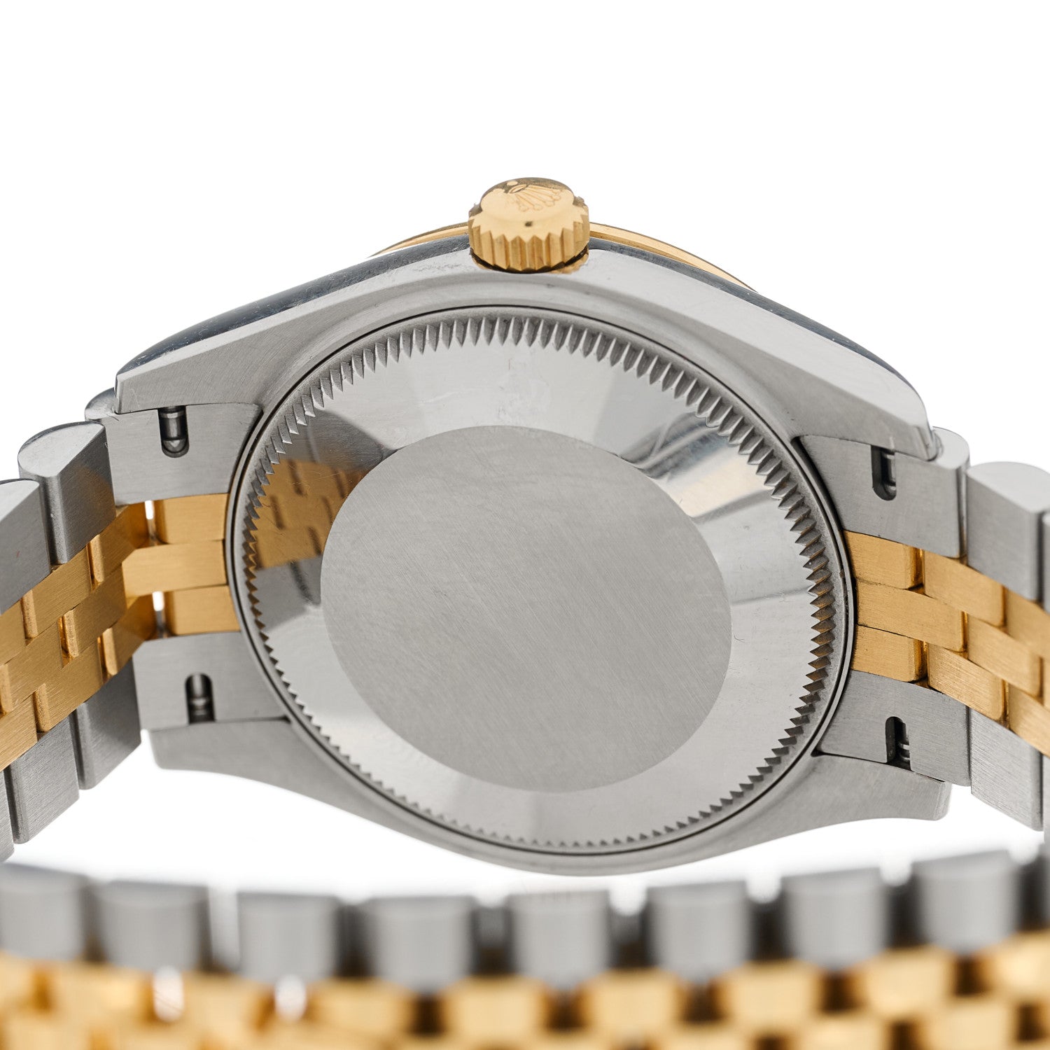 Rolex Stainless Steel 18K Yellow Gold 31mm Oyster Perpetual Datejust Watch White Roman 278273 4 of 4