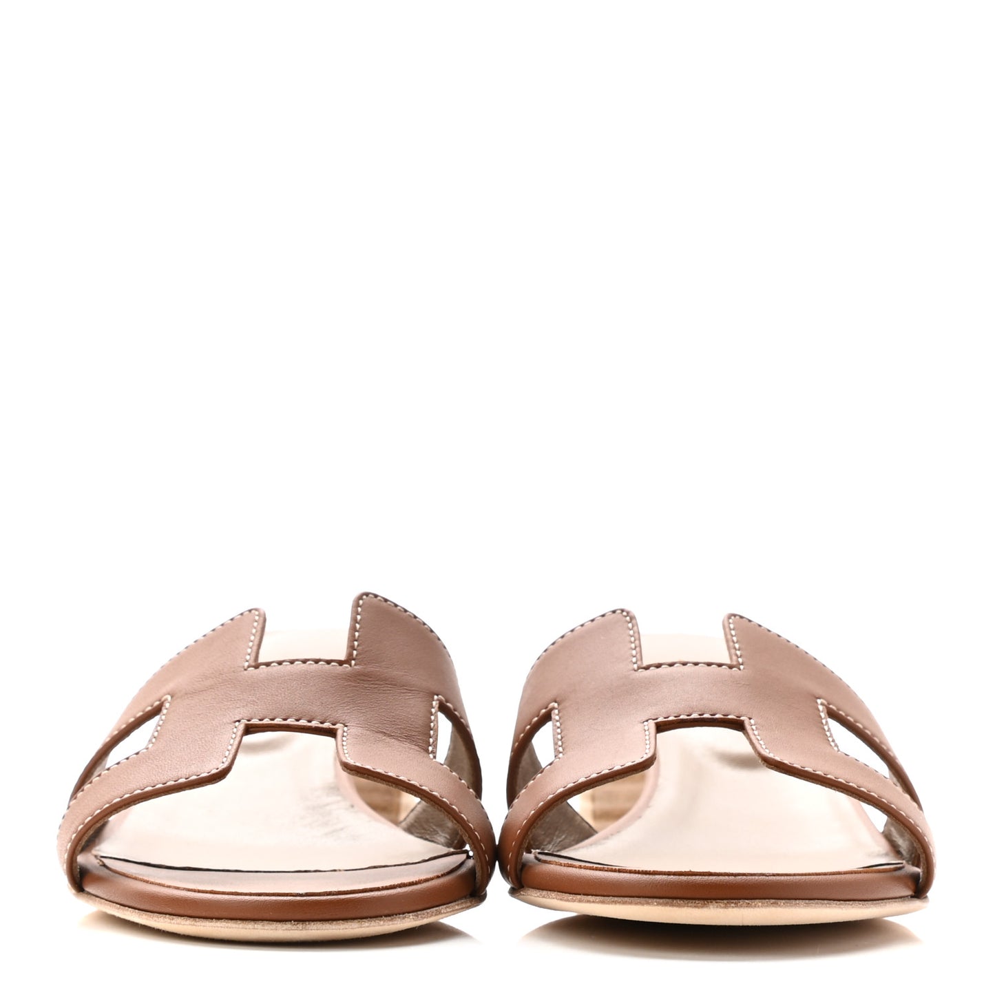 Calfskin Oasis Sandals 35 Gold