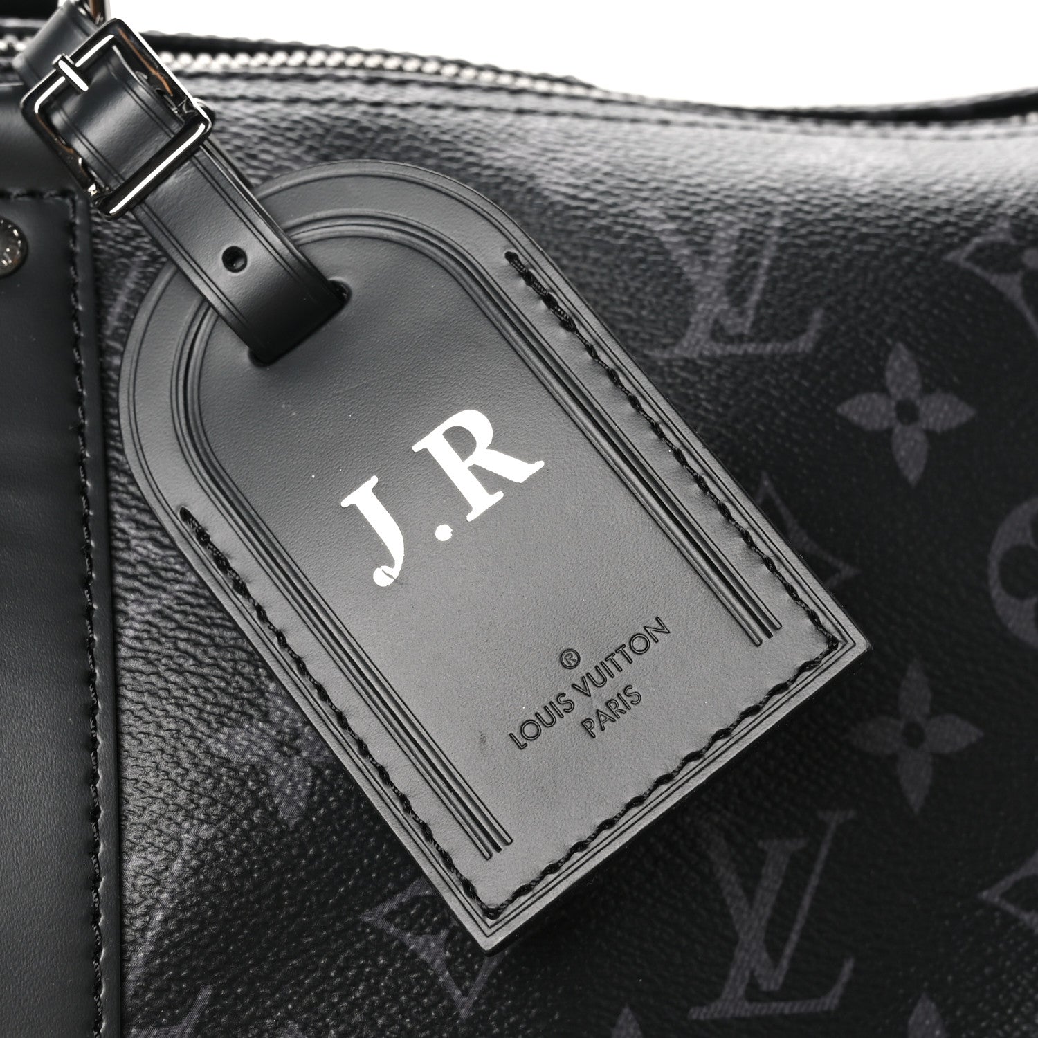 Louis Vuitton Monogram Eclipse Keepall Bandouliere 55 11 of 11