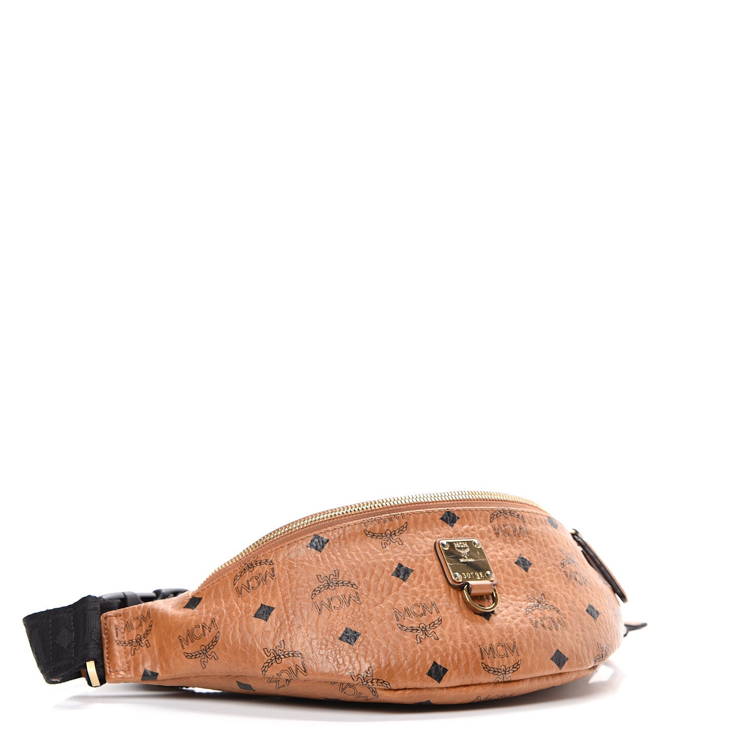 MCM Visetos Small Fusten Belt Bag Cognac 3 of 14