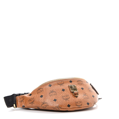 MCM Visetos Small Fusten Belt Bag Cognac 3 of 14