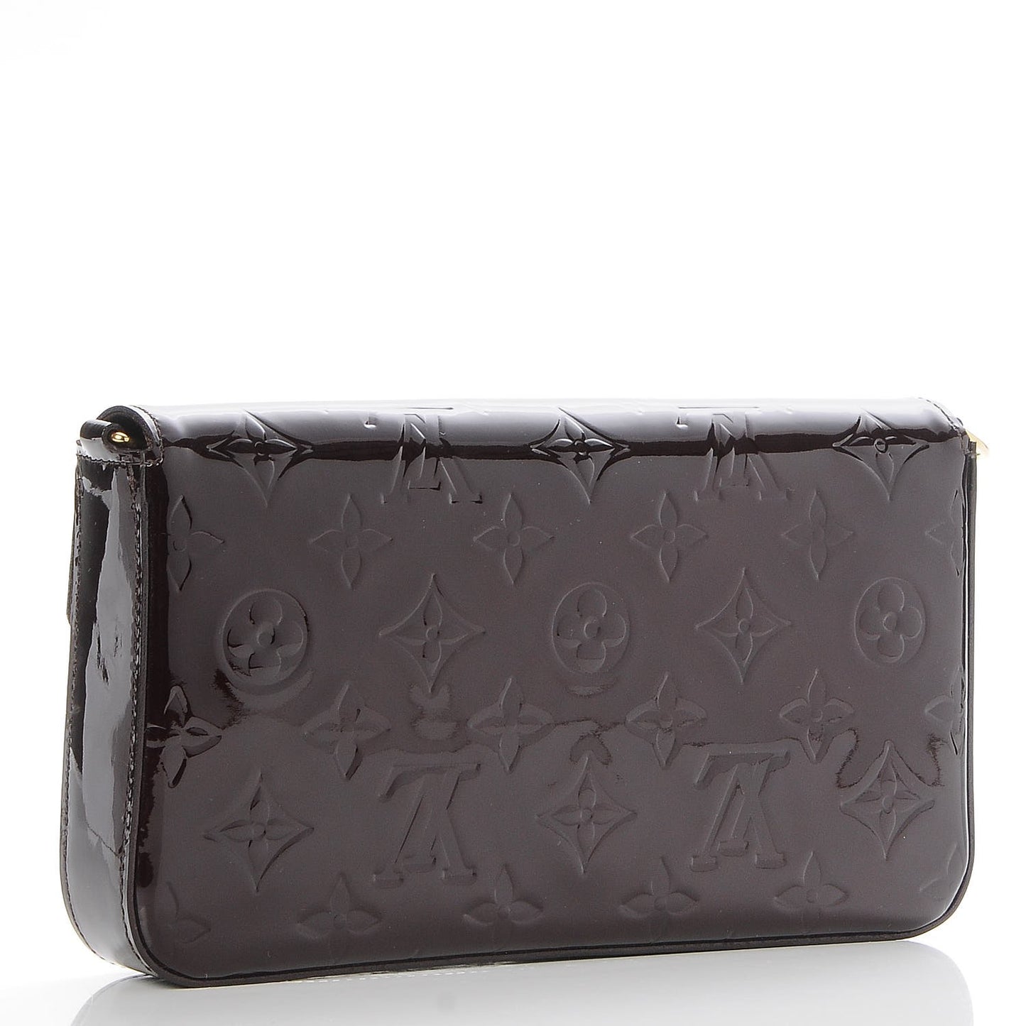 Vernis Pochette Felicie Chain Wallet Amarante