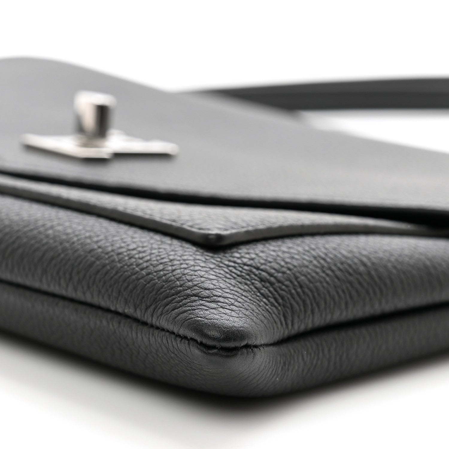 Louis Vuitton Soft Calfskin My Lockme Pochette Black 9 of 9