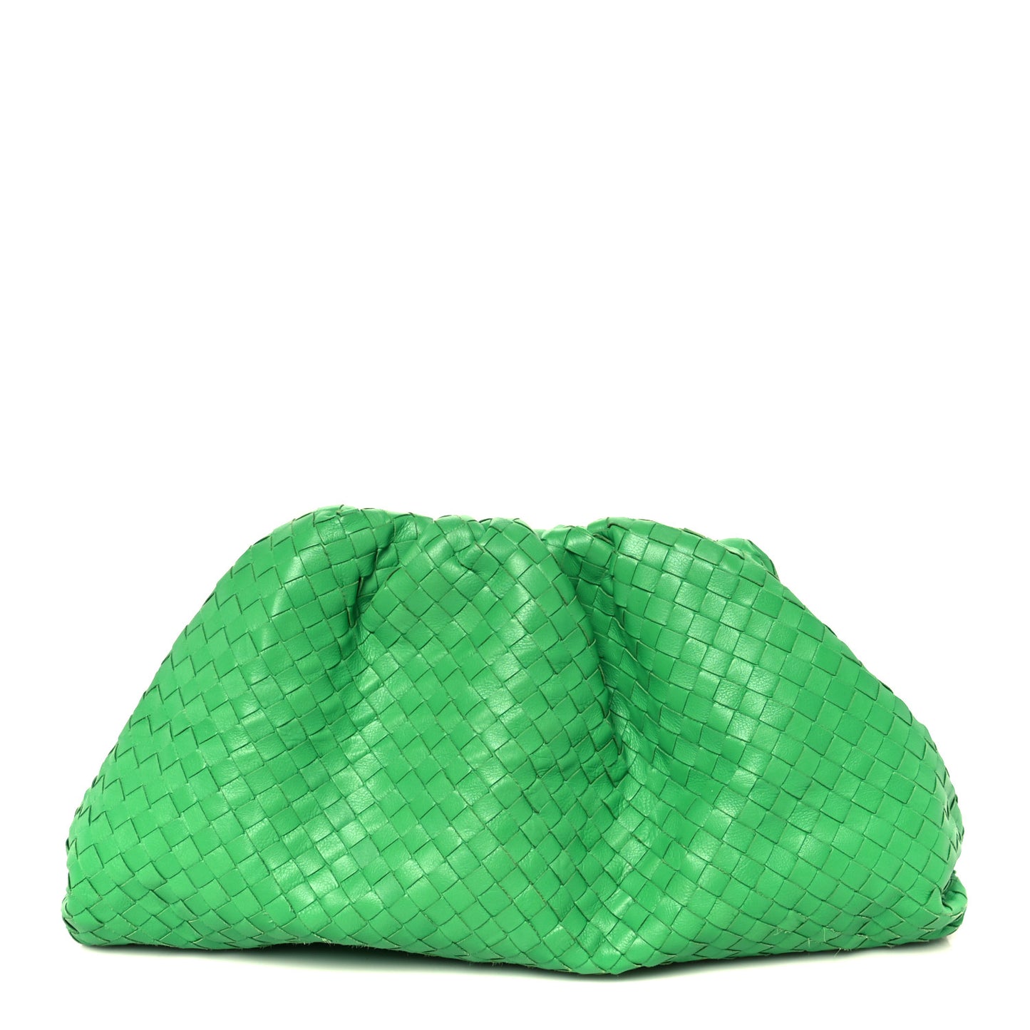 Nappa Maxi Intrecciato The Pouch Oversized Clutch Parakeet