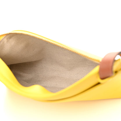 Loewe Calfskin Poppy Print Crossbody Bag Yellow 5 of 13
