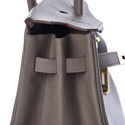 Hermes Epsom Birkin 30 Etain 11 of 30
