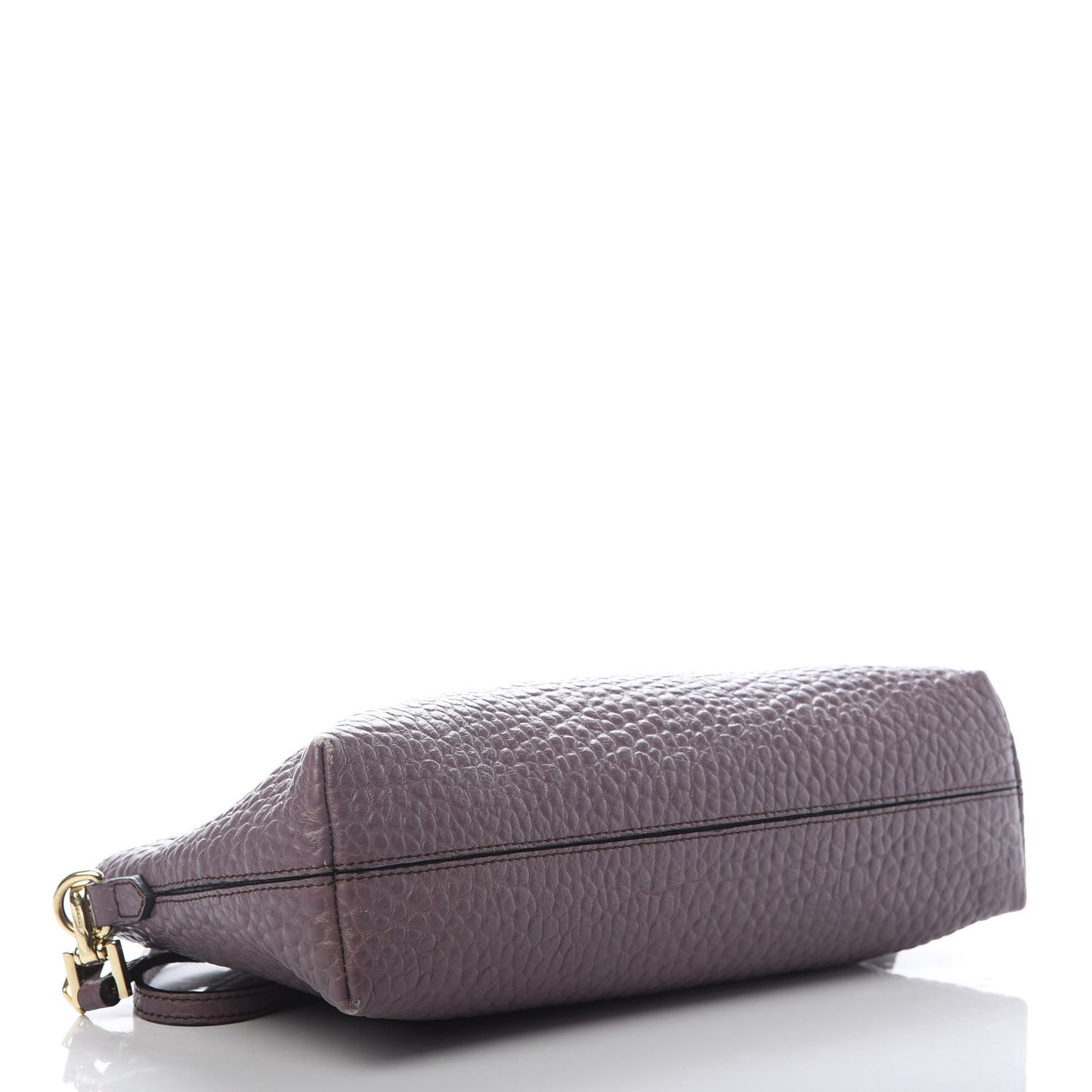 Signature Grain Calfskin Small Chichester Crossbody Clutch Bag Dark Plum