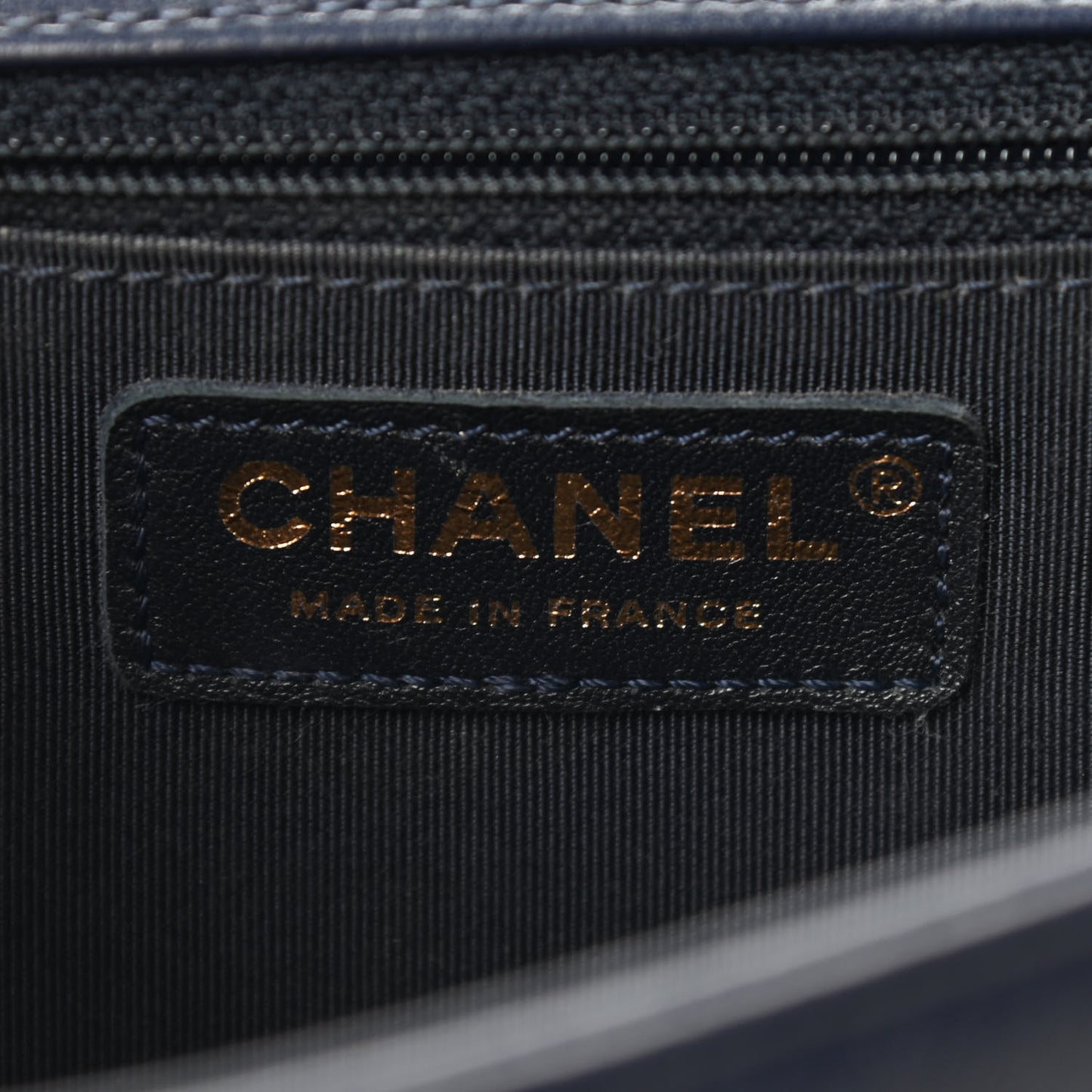 Lambskin Quilted New Medium Boy Flap Navy