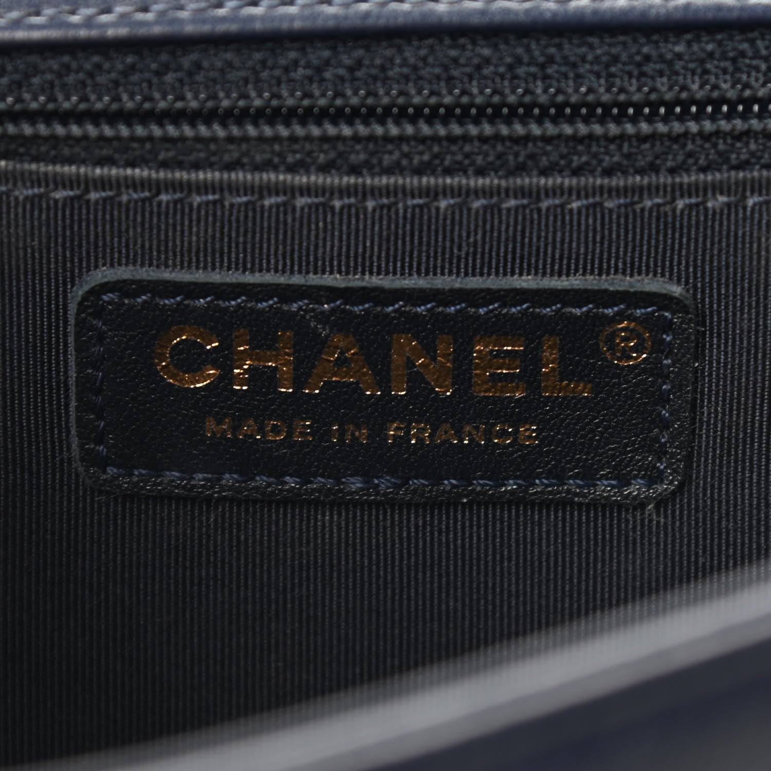 Chanel Lambskin Quilted New Medium Boy Flap Navy 5 of 10