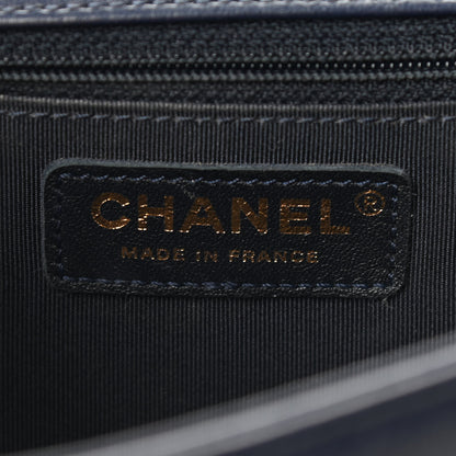 Chanel Lambskin Quilted New Medium Boy Flap Navy 5 of 10