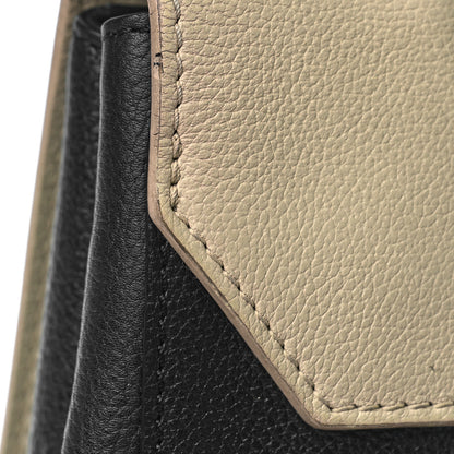 Louis Vuitton Soft Calfskin Lockme II Top Handle Vanille Black 12 of 14