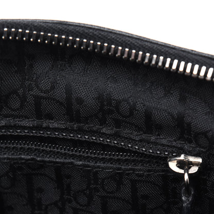 Christian Dior Calfskin Logo Charms Boston Black 9 of 21