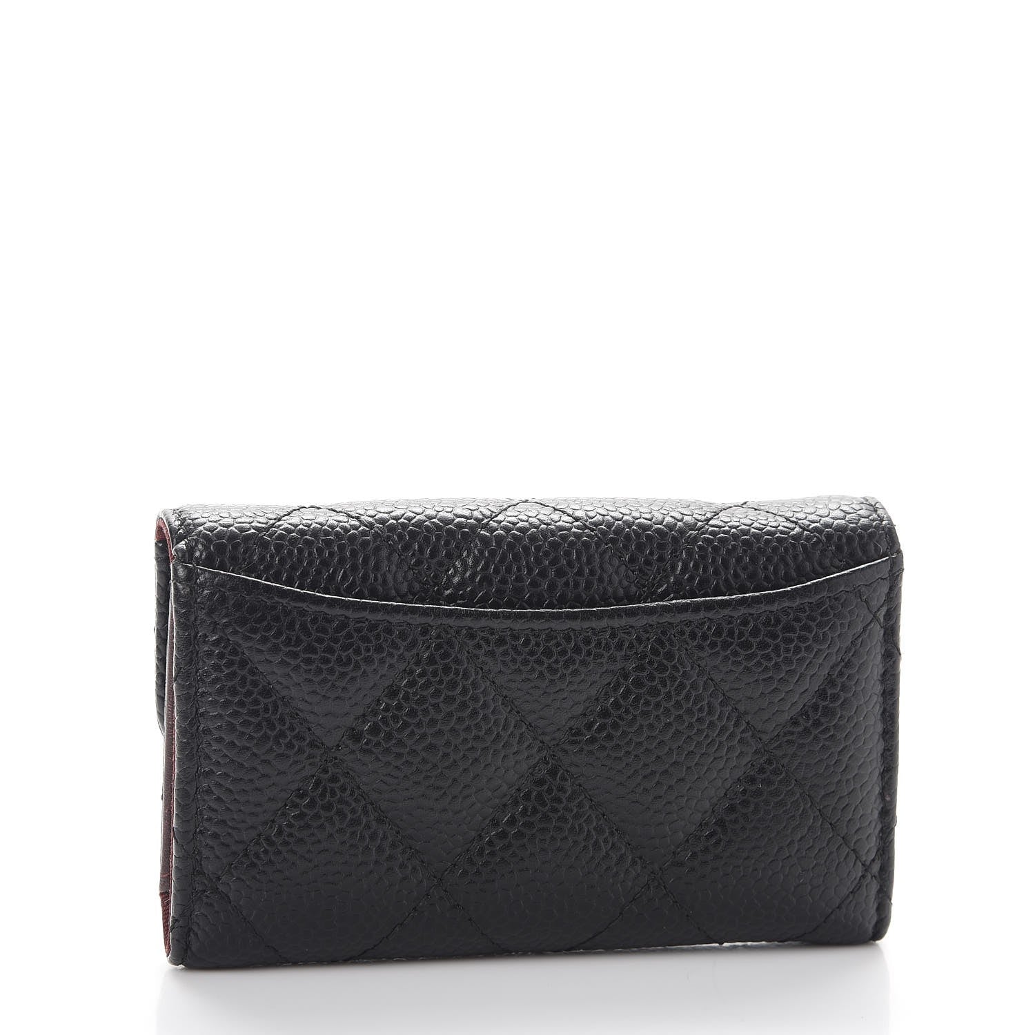 Chanel Caviar Quilted 6 Key Holder Black 3 of 9