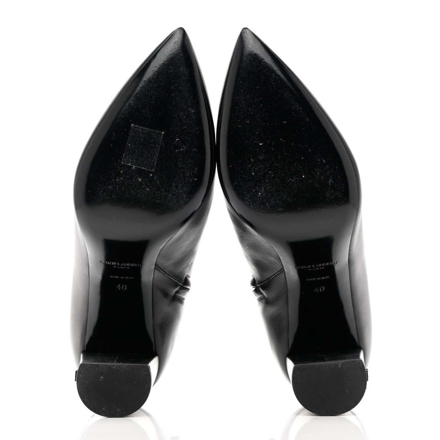 Calfskin Betty 95 Ankle Boots 40 Black