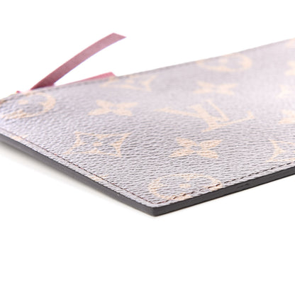 Louis Vuitton Monogram Felicie Chain Wallet Zippered Insert Fuchsia 5 of 8