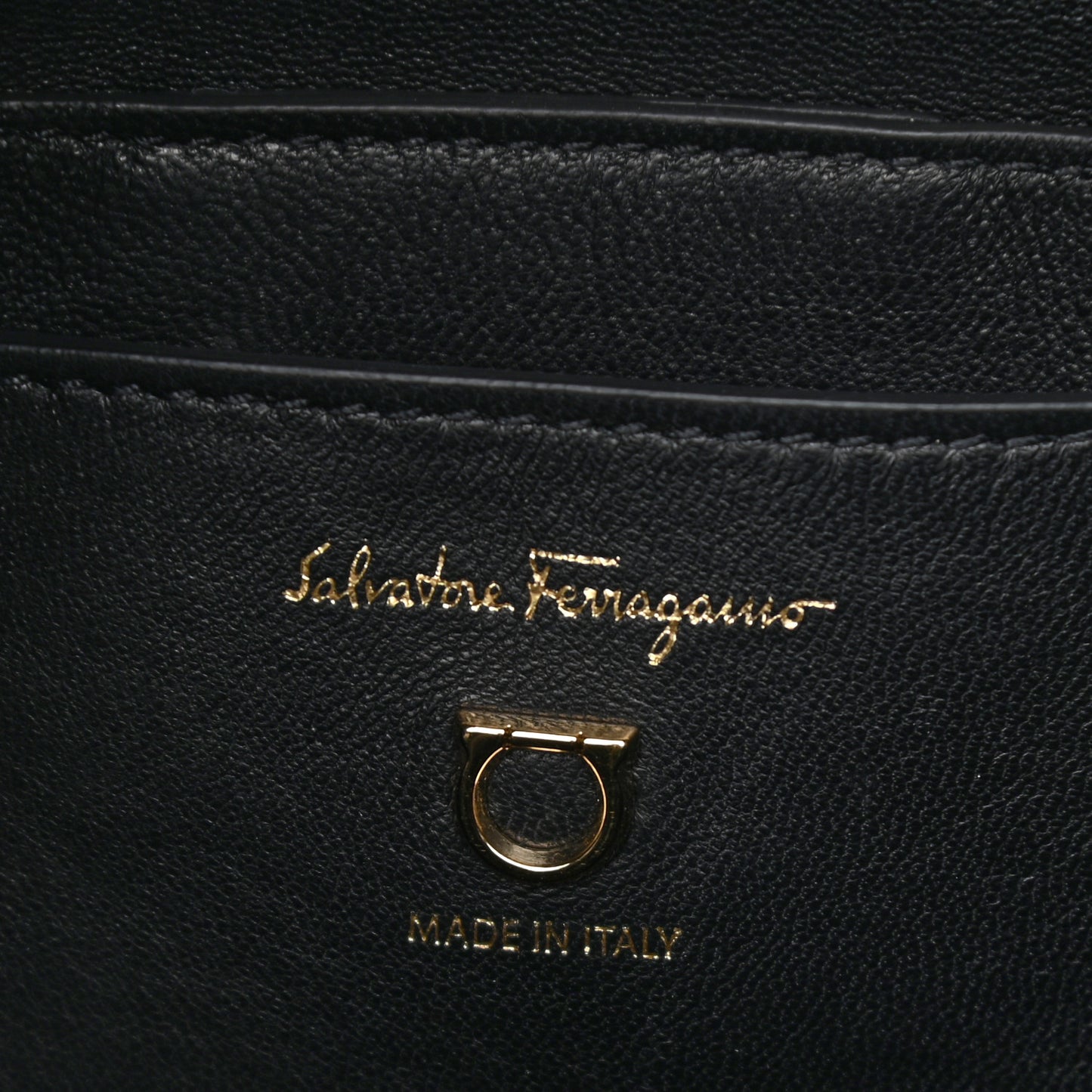Calfskin Cage Bag Black