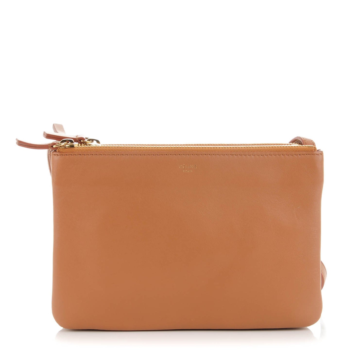 Lambskin Small Trio Crossbody Bag Tan