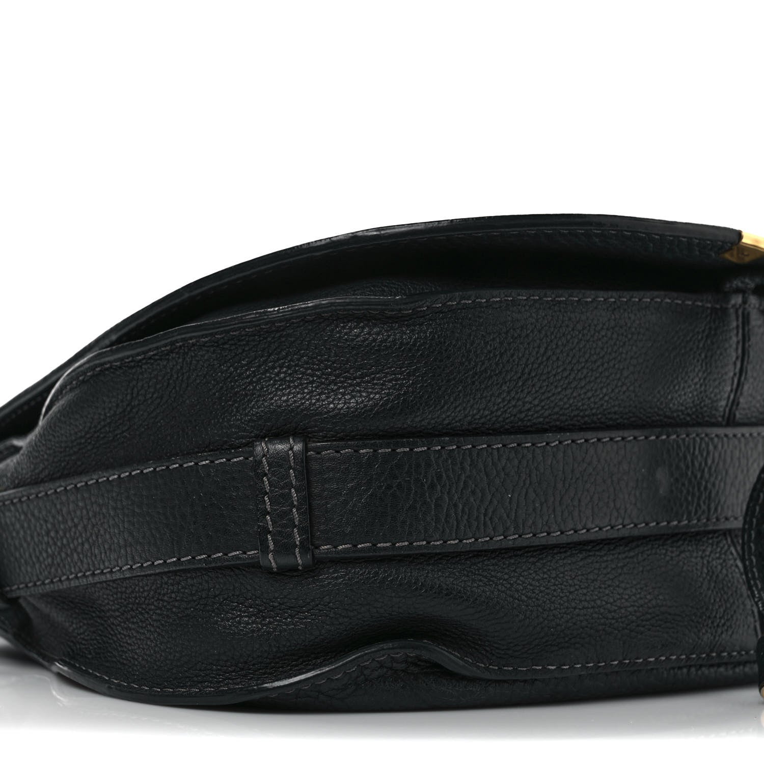 Chloe Calfskin Medium Marcie Round Crossbody Bag Black 9 of 11