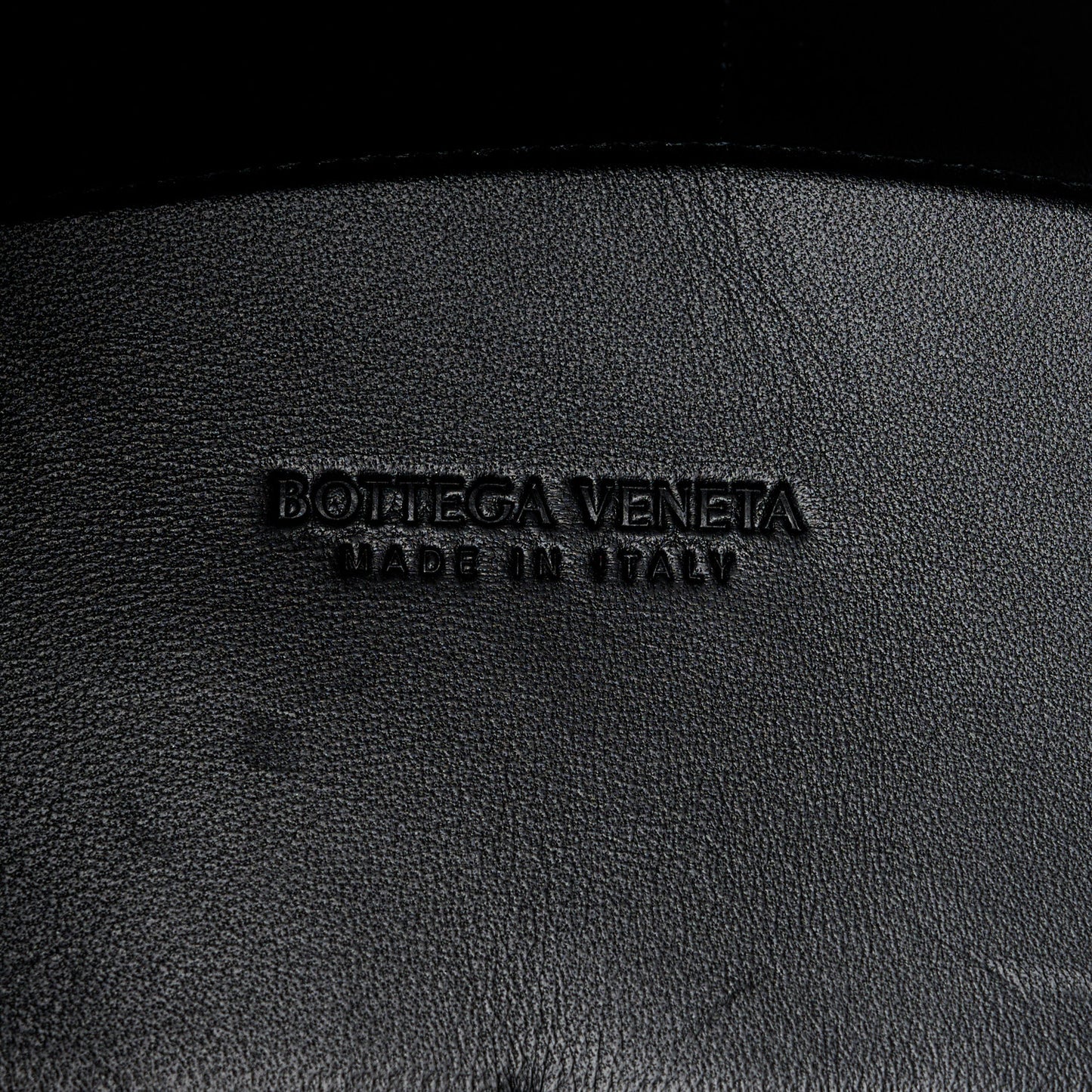 Nappa Intrecciato Medium Andiamo Shoulder Bag Black