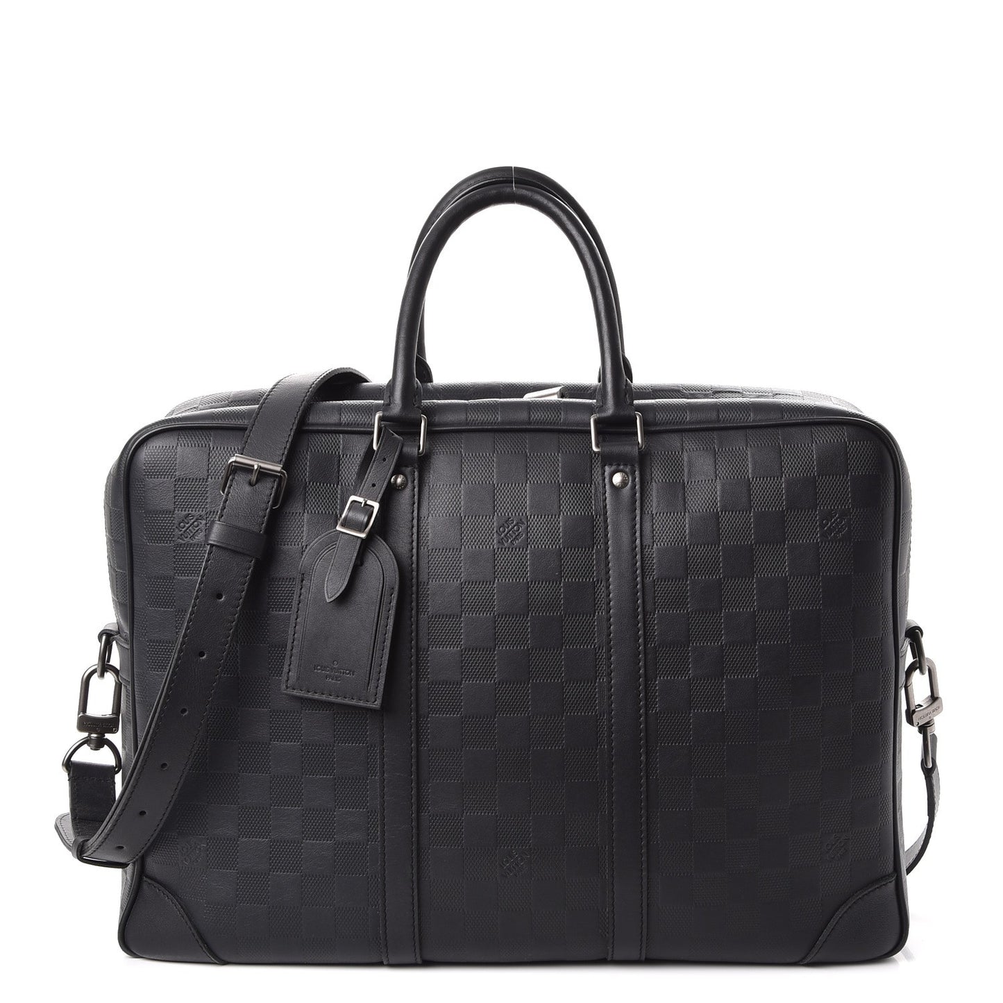 Damier Infini Porte-Documents Voyage GM Onyx