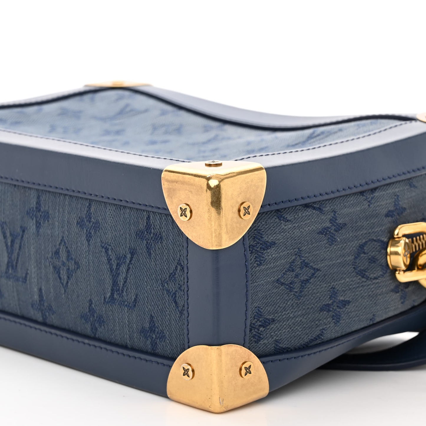 Denim Monogram Soft Trunk Navy