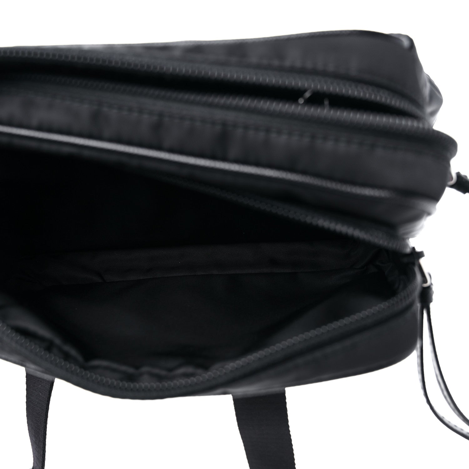 Prada Tessuto Nylon Saffiano Belt Bag Black 6 of 11