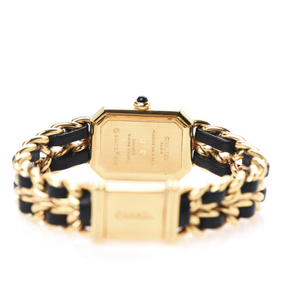 Chanel Stainless Steel Lambskin 20mm Chain Premiere Quartz Watch Gold M 5 of 6