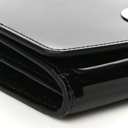 Christian Dior Patent 30 Montaigne Pouch Black 9 of 12