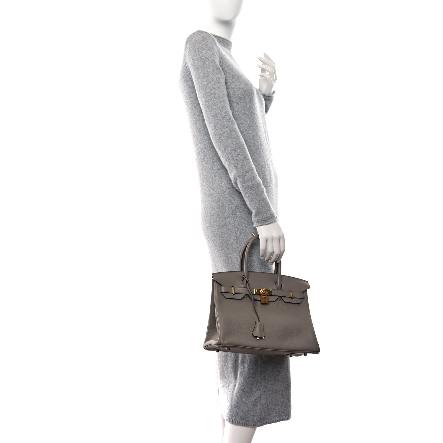 Hermes Taurillon Novillo Birkin 30 Gris Asphalte 2 of 13