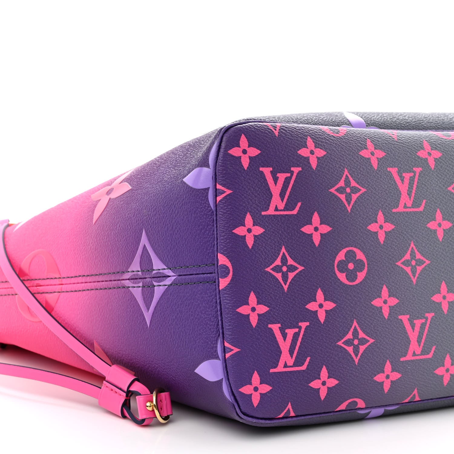 Louis Vuitton Monogram Giant Spring In The City Neverfull MM Midnight Fuchsia 12 of 13