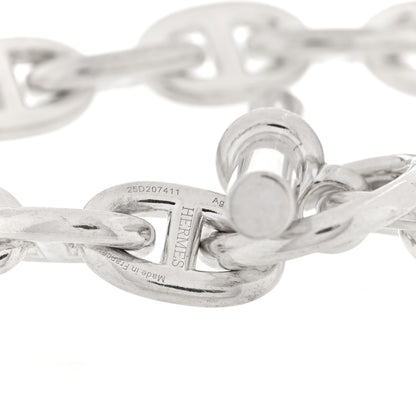 Hermes Sterling Silver MM Chaine d'Ancre Bracelet 3 of 4