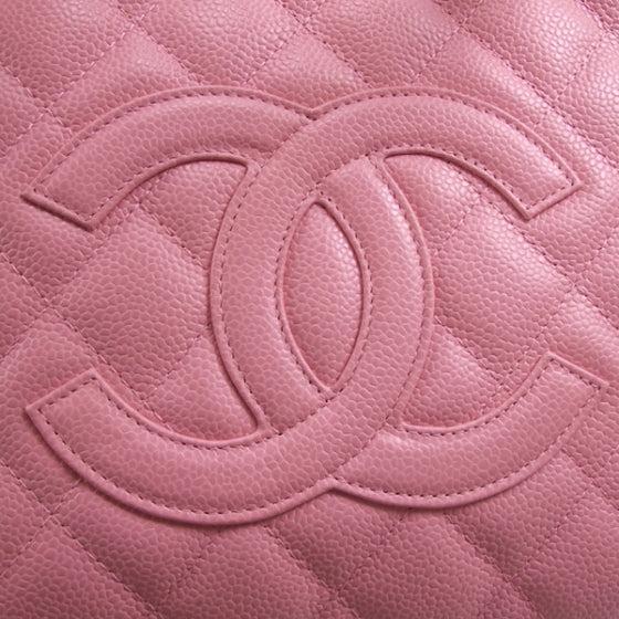 Caviar Petit Shopping Tote PST Pink