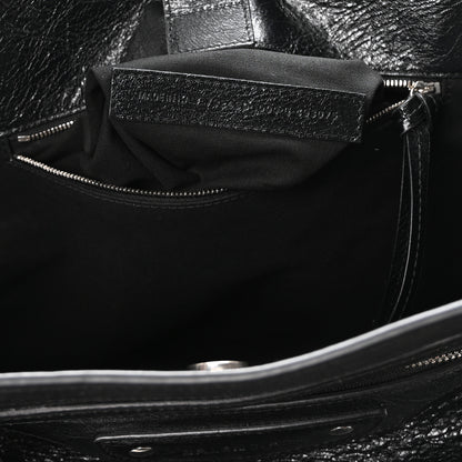 Balenciaga Agneau Arena Neo Classic Silver Hardware Large Upside Down Tote Black 8 of 11