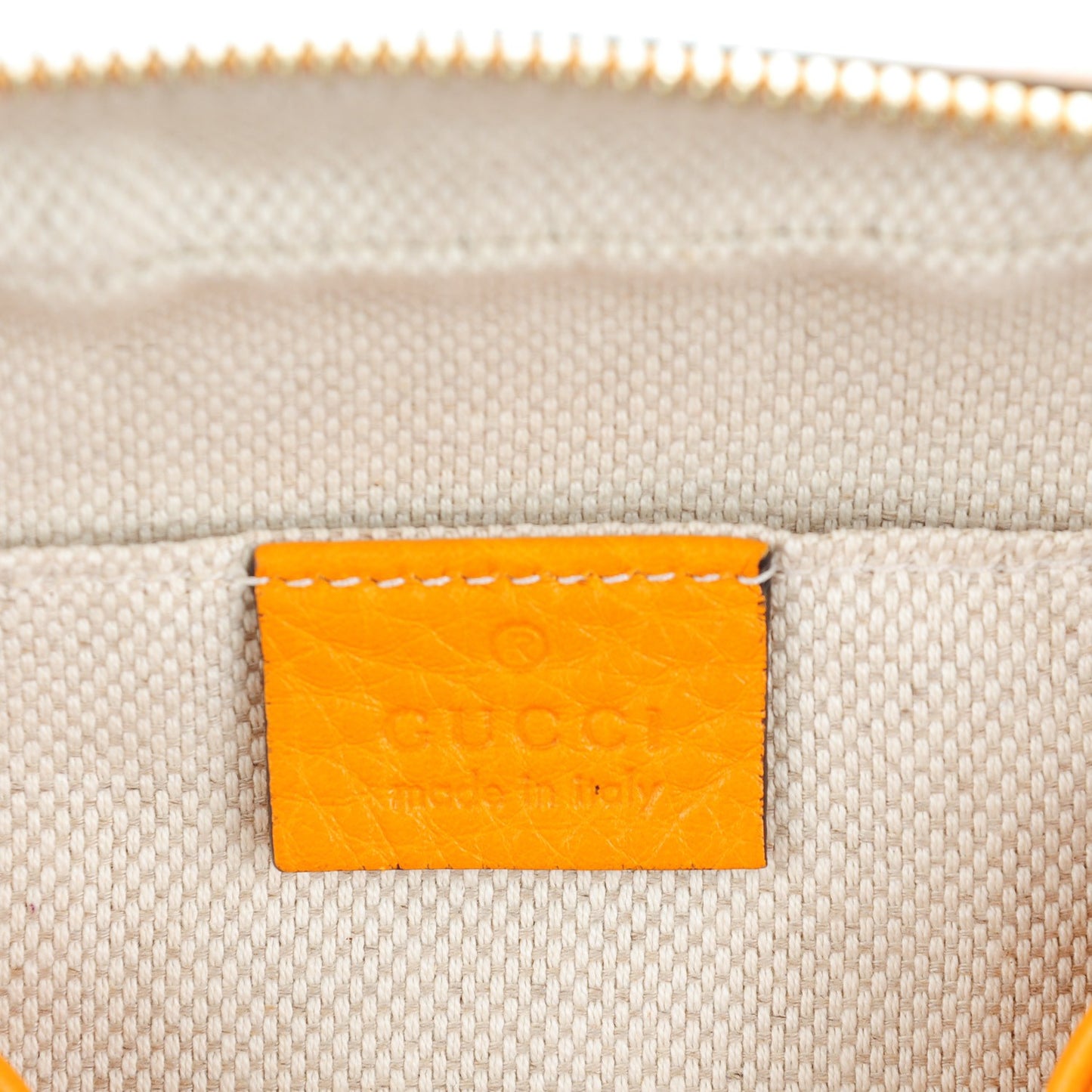 Pebbled Calfskin Small Soho Disco Bag Curcuma