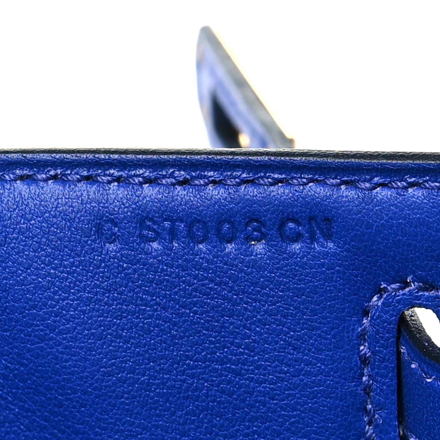 Hermes Swift Kelly Pochette Clutch Bleu Electrique 7 of 11