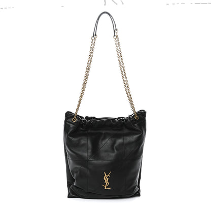 Saint Laurent Lambskin Matelasse Monogram Medium Jamie 4.3 Pochon Black 1 of 11