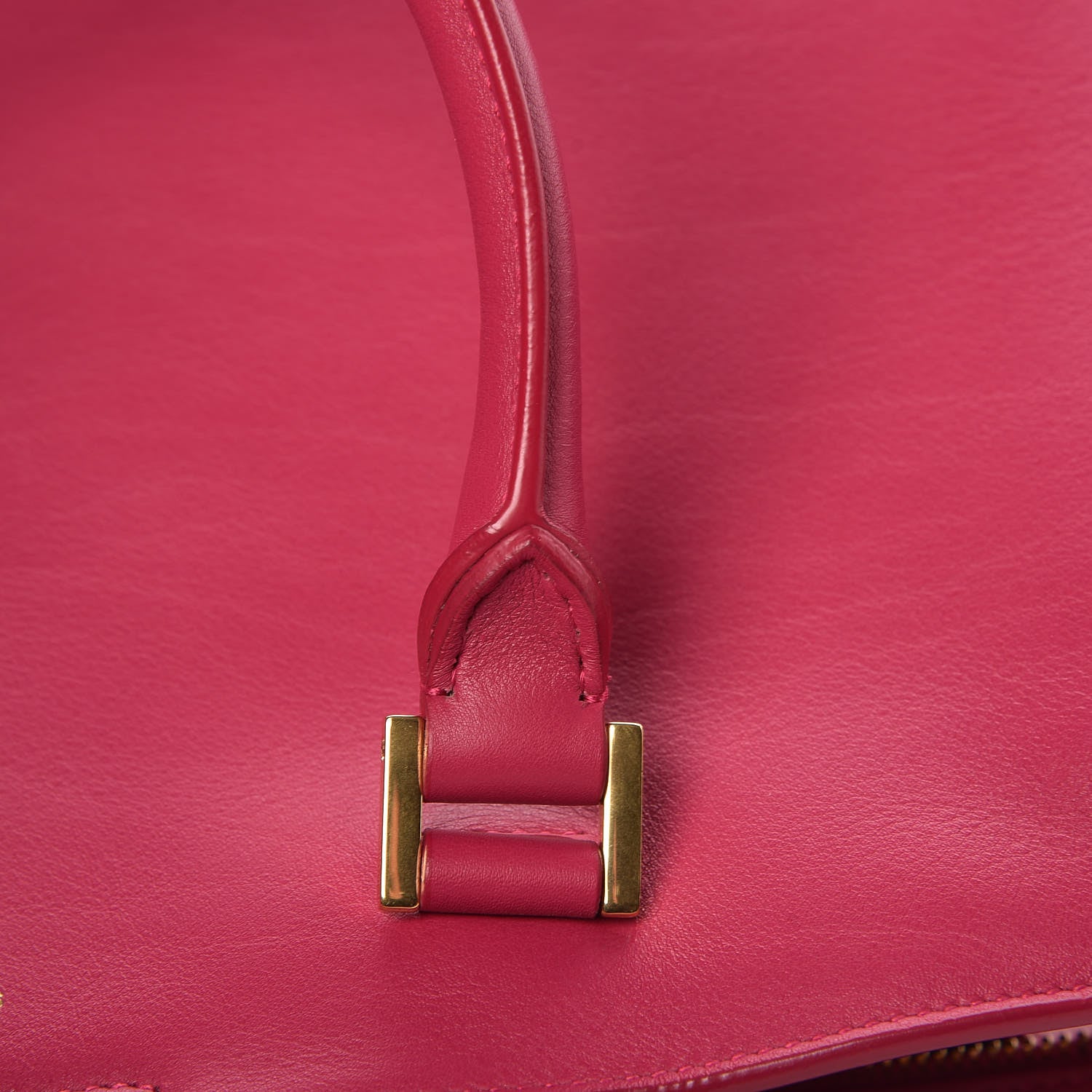 Saint Laurent Calfskin Medium Classic Y Cabas Fuchsia 8 of 14