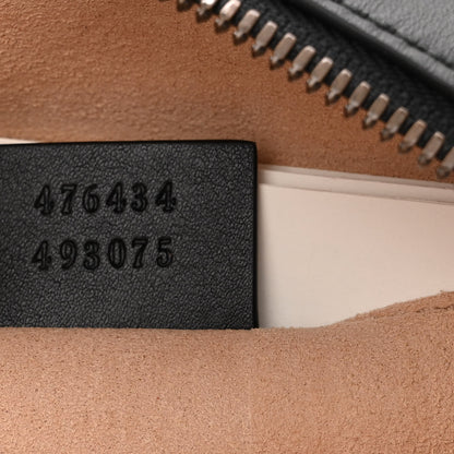 Gucci Calfskin Matelasse GG Marmont Belt Bag 85 34 Black 7 of 10