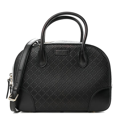 Gucci Calfskin Diamante Small Top Handle Bag Black 1 of 11