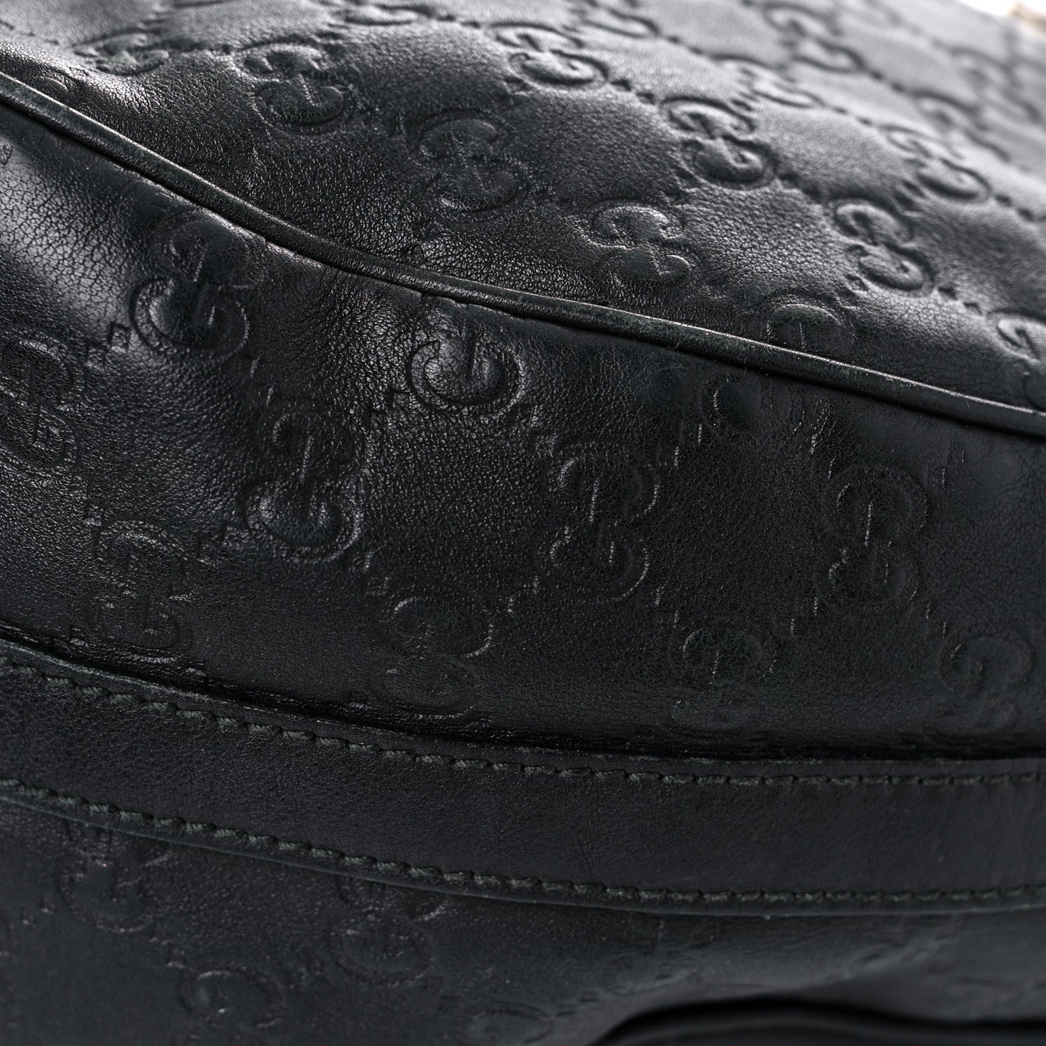 Gucci Guccissima Large GG Twins Hobo Black 26 of 30