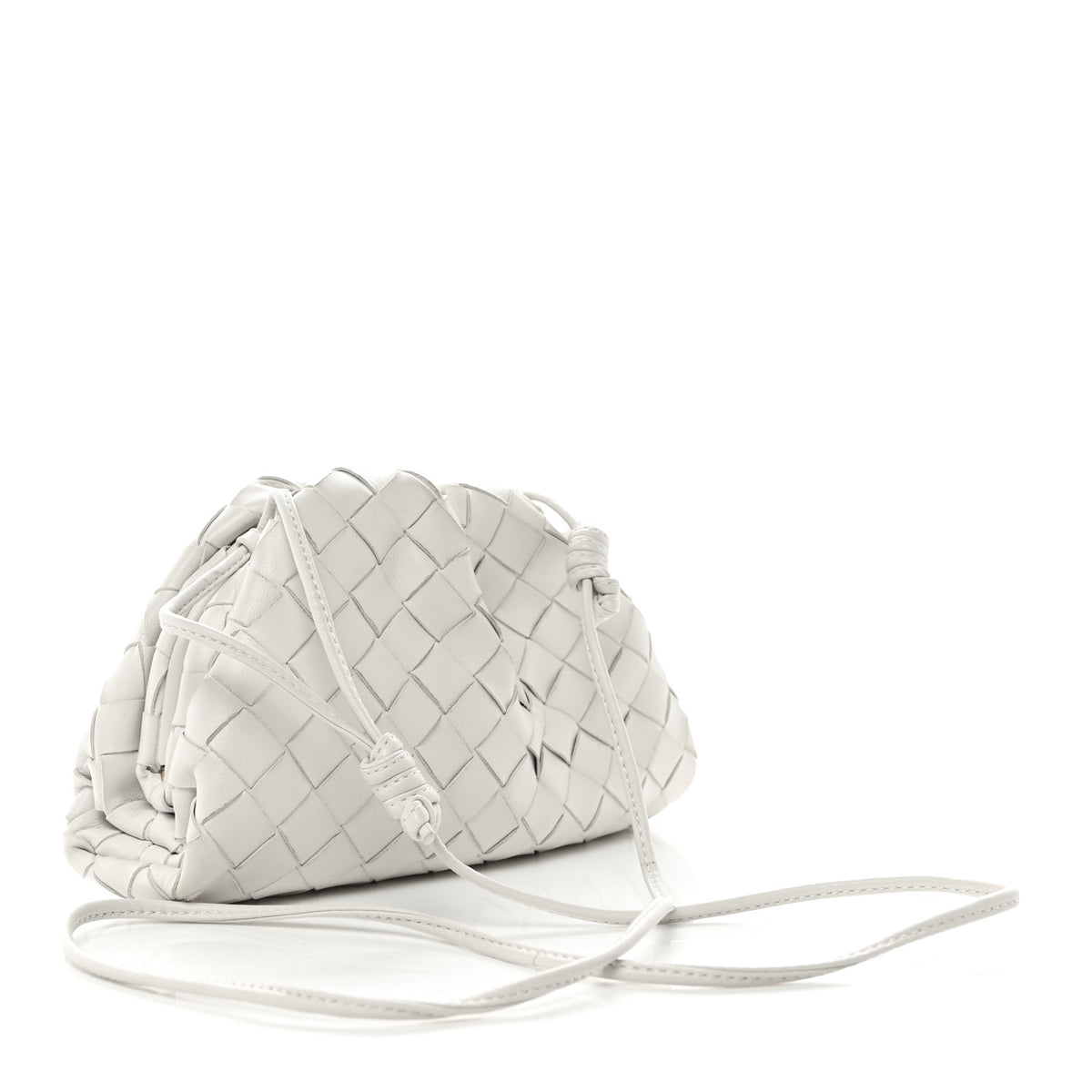 Nappa Intrecciato The Mini Pouch Chalk