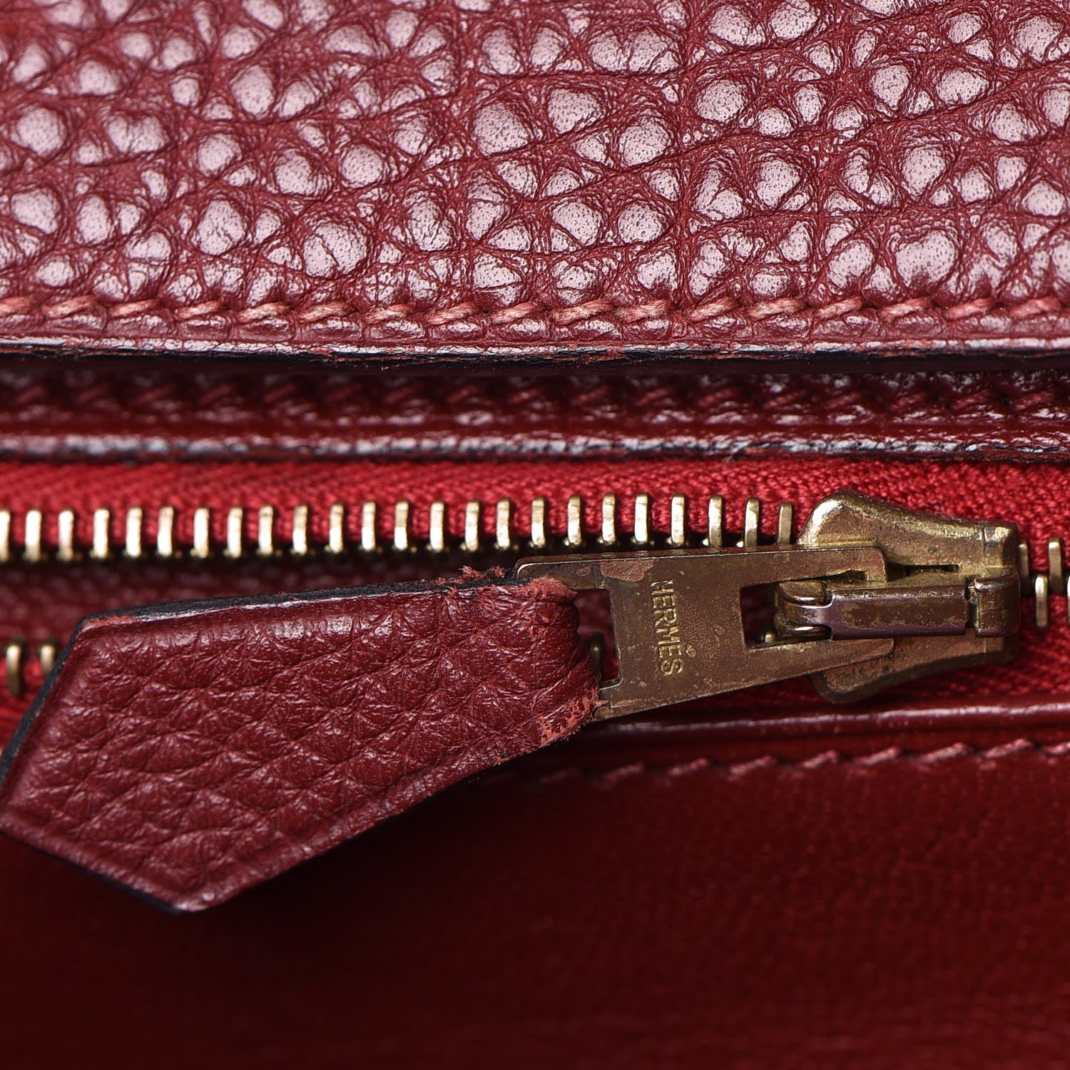 Hermes Fjord Birkin 35 Rouge H 13 of 41